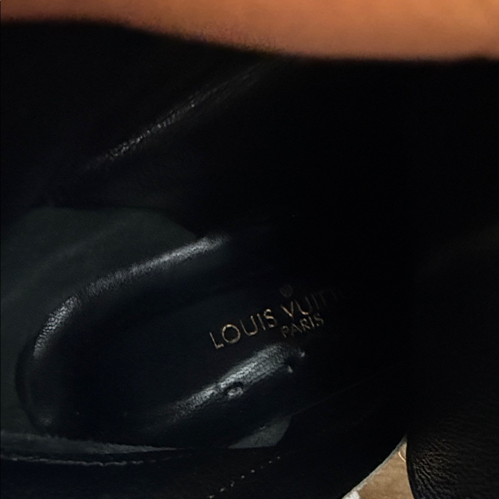 Louis Vuitton Black Patent Leather Combat Boots - Picture 13 of 15